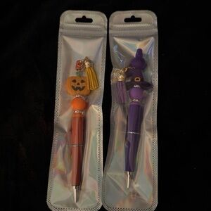 Halloween Themed Pens with Charms